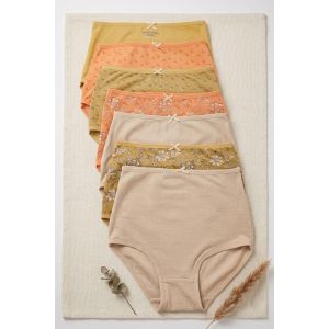 Carina Pack of 7 Colored Full Brief Panties