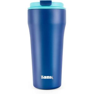 Tank Everyday 480ml Mug Deep Insulated Stainless Steel for Hot Drinks, Leakproof - Midnight Blue