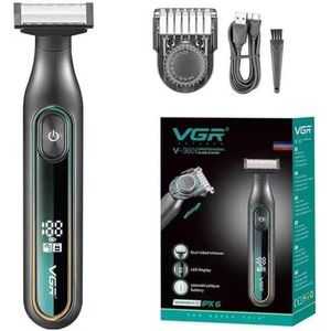 VGR V-360 Waterproof Body Groomer for Men – Rechargeable Cordless Trimmer