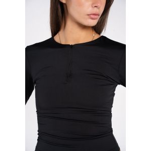 OUTDATED Zipper Long Sleeve - Black