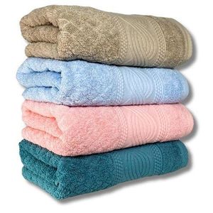 100% High-Quality Cotton Bath Towel Set – Bathroom Towels Set - 4 Pieces