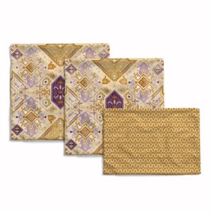 Art Mood HOME Bohos 1 Set Cushion Covers velvet Multi color 40W x 40L CM