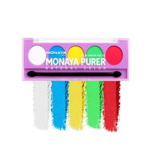 Monaya Y016 Purer Palette Shadow, Long-Lasting Blendable Colors, Make Up Eye Shadows, Cosmetics Gift Kit - 5 Color