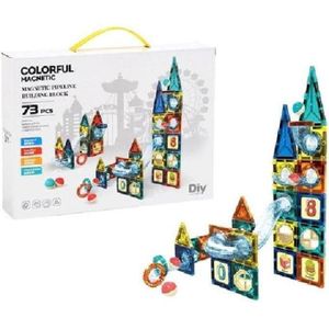 Magnetic Pipeline Building Block 73pcs