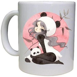 كوب سيراميك للبنات - متعدد الألوان