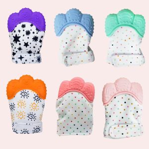 Baby Teething Relief and Soothing Mittens Set – 6 Pieces Multicolore