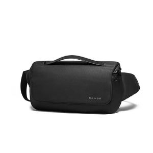 Bange  77202 Waterproof Anti Theft Shoulder CrossBody Sling Bag -Black