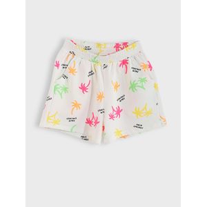 LC Waikiki Elasticated Waist Printed Girl's Shorts