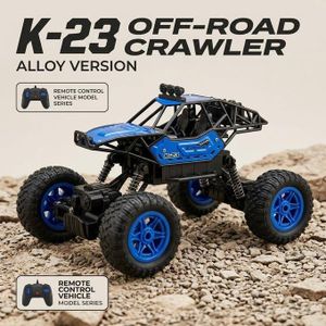RC Monster Truck Rock Crawler – 2.4GHz Remote Control Car with 4WD, High-Power Suspension, Rechargeable Battery & Durable Rubber Tires – Off-Road Climbing Vehicle Toy