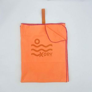 Microfiber Beach Towel  Quick Dry, Sand Free, Lightweight & Compact  for Beach, Swimming,Travel & Pool Orange Fuchsia / 80 x 130