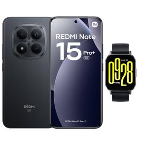 XIAOMI Redmi Note 15 Pro+, 5G ,Dual Sim , 12 GB,512GB, black + Free Redmi Watch 5 Active Black