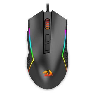 REDRAGON Wired Gaming Mouse M613- RGB Trident Lite , Lightweight 8000 DPI , 7 Programmable Buttons or personalized in-game controls and  programmable light patterns for dynamic visuals - Black
