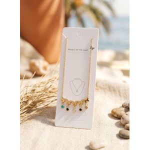 VILLMAR Gold-Tone Pendant Necklace  Elegant Women's Gold-Tone Chain Necklace - Contemporary Design