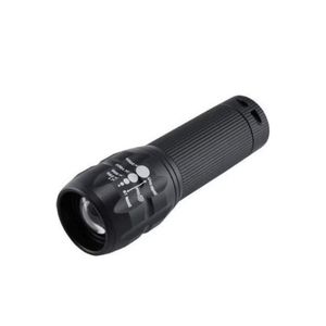 Zoomable 2000 Lumen Power Flashlight Light Focus Adjustable Travel 9.8cm 