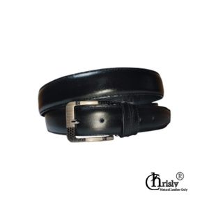 Chrisly  Elegant Classic Natural Genuine Cowhide Leather Belt for men 4cm width Special Sizes