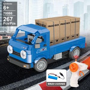 RC Building Block Pickup Truck – 267-Piece DIY Construction Vehicle Kit – 2.4GHz Remote Control STEM Educational Toy – Durable ABS Blocks with Rubber Grip Wheels – Perfect Gift for Boys & Girls Ages 6+