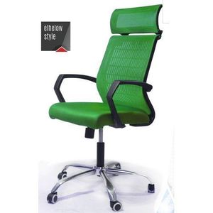 El Helow Style Office Manger Chair Black and green