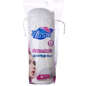 Viona 50-Piece Soft Cotton Pads for Makeup Removal â€“ Gentle on Skin & Perfect for Daily Cleansing