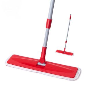 Liao Extendable Flat Mop with Microfiber Pad, 360 Degree Swivel Head, Telescopic Metal Handle, Wet and Dry Cleaning