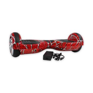 6.5-Inch Hoverboard – Red with Web Print