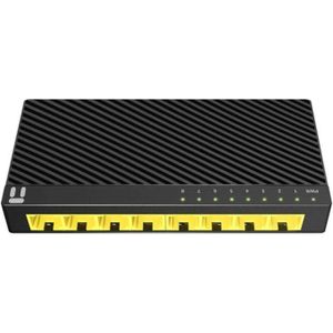 Netis محول شبكة جيجابت إيثرنت بـ 8 منافذ ST3108GC بسرعة 10-100-1000 ميجابت في الثانية RJ45 دعم لخاصية MDI-MDIX التلقائي بأبعاد 135في62.5في18 ملم، 5 فولت تيار مستمر