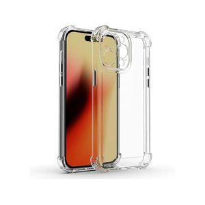 جراب خلفي مقاوم للصدمات لهاتف iPhone 15 Pro، مصنوع من السيليكون متعدد الألوان