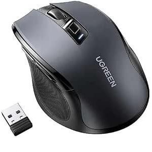 Ugreen Ergonomic Wireless Mouse (Black) (MU006/15063)