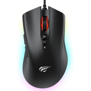 Havit MS1040 V1 RGB Programmable Gaming Mouse - Black