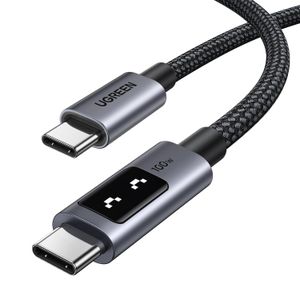 Ugreen USB-C to USB-C PD Fast Charging Cable 100W Max Uno Series High Speed Data Sync Cord 1m Black