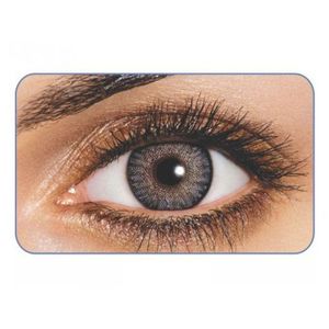 علبة عدسات لاصقه فريش لوك لون رمادى بها خمسة ازواج