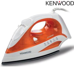 Kenwood مكواة بخار كينوود STP50 – 2100 وات – قاعدة سيراميك مقاومة للخدش – بخار مستمر 28 جم/دقيقة – دفعة بخار 130 جم – سعة 300 مل – مانع تنقيط وتنظيف ذاتي – أبيض وبرتقالي