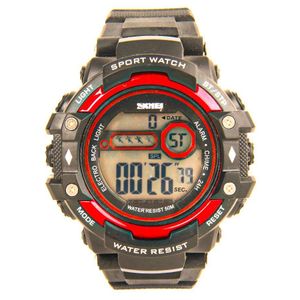 Skmei ساعة كاجوال ديجيتال رجالي مناسبة للارتداء اليومي – خامة رابر مقاومة للماء