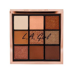 LA Girl 9 Colors Eyeshadow Palette – Highly Pigmented Matte & Shimmer Shades, Long-Lasting Wear