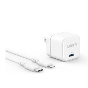 Anker USB C Charger, Fast Charger with Foldable Plug, PowerPort III 20W Cube Charger for iPhone 14/14 Plus/14 Pro/14 Pro Max/13, Galaxy, iPad/iPad Mini and More