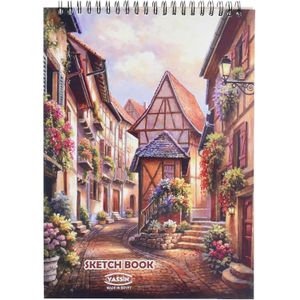 Yassin Art Sketchbook, 40 Sheets K16 Wire-Bound 110gsm