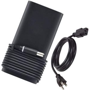 New Slim 240-Watt 7.4mm Charger Adapter for Dell Precision 7760 7750 7740 7730 7720 7710 Mobile Workstations Laptop with AC Power Supply Cord