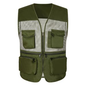 Cheap Fishing Jacket Quick-drying Mesh Vestt Multi-Pocket Mesh Vest Outdoor  Vest Multi Pocket Summer Mesh Vest