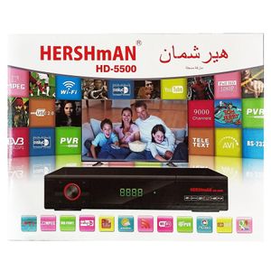  5500 HD Receiver For TV & Screens Works With An Audio & Video Cable & HDMI Cableqaq