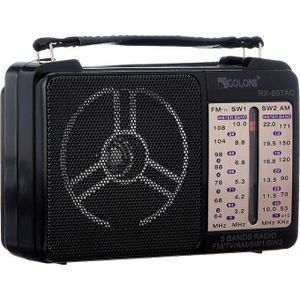 Golon Golden 4 radio, powered by electricity and batteries, with excellent transmission and superb sound clarity.