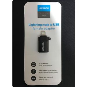 JOYROOM S-H156 Otg Adapter Lightning Male To USB Female Black
