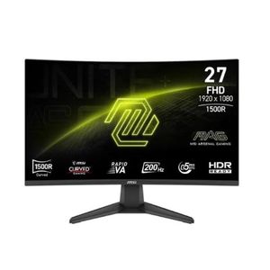 MSI MAG 276CF E20 27 Inch Rapid VA FHD 200Hz 0.5ms Curved Gaming Monitor