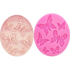 قالب كيك فوندان على شكل فراشة قالب سيليكون بطريقه دانتيل قوالب أدوات الطبخ الخبز أدوات ديكور بسكويت السكر