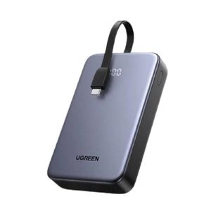 Ugreen Power Bank 20000mAh with Built-in Cable USB-C P505 - Black
