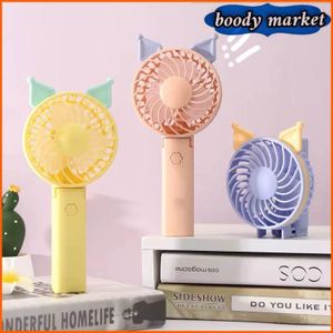 Cute portable handheld fan – USB rechargeable – lightweight and easy to carry
