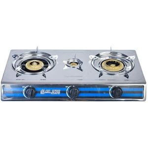 ATA بوتاجاز غاز، 3 شعلة،AXJ-C401، فضي