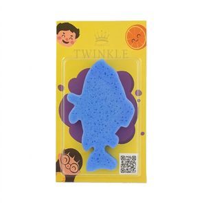 Twinkle ليفة استحمام للأطفال بأشكال كرتونية ليفه السمكه المضحكة – خفيفة وآمنة على البشرة