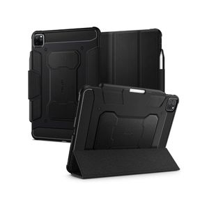 Spigen Rugged Armor Case for iPad Pro 11 3rd Generation 2021, 2nd Generation 2020, and 1st Generation 2018 with Pencil Holder - Black