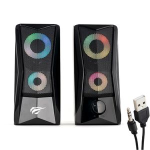 HAVIT GK56 Gaming Microphone with RGB Light & Volume Control Knob Button