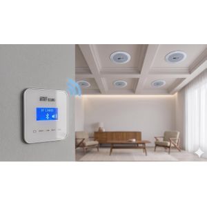 Complete Home Sound System Pack – In-Wall Touch Controller + 4 In-Ceiling Speakers
