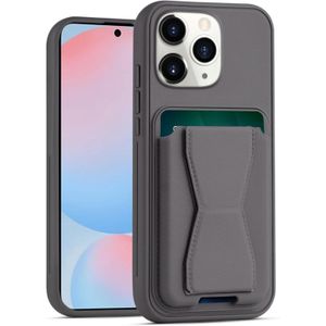  جراب جلد بتصميم محفظة متوافق مع ايفون 13 برو ماكس 6.7 انش، غطاء خلفي من الجلد مع اطار من البولي يوريثين الحراري، جراب حماية مضاد للصدمات مع حامل بطاقات (ارجواني فاتح)